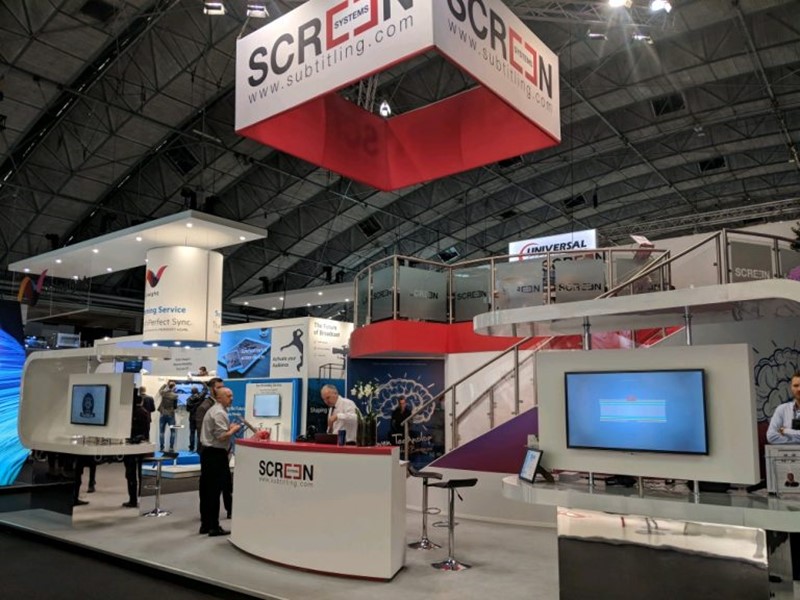Screen Systems Stand